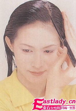 刘海发型+可爱小发夹 发型创新又俏丽