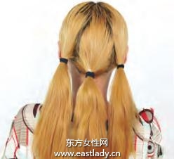 长发发型打造麻花辫使人更年轻