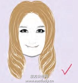 方形脸(国字脸)女生适合的发型设计