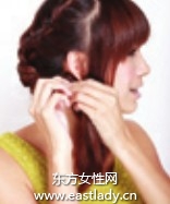 麻花辫打造华丽清爽效果