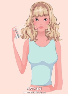 时尚蓬松卷发发型让面部轮廓变得生动起来