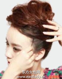 2013最新蓬松高盘发造型 给人潇洒不拘一格之感