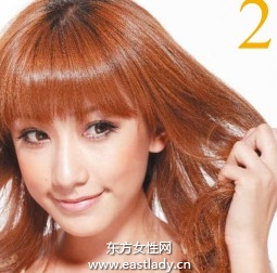 通过倒吹与拉散提升发型饱满效果