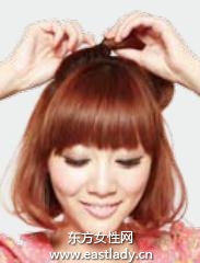 娃娃头式高马尾发型设计打造自然系乖乖女