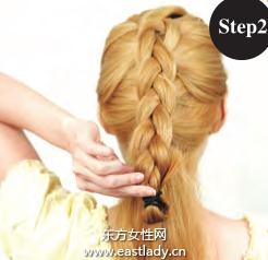 2013新款优雅时尚蜈蚣辫盘发发型设计