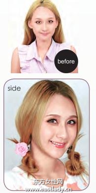 清纯可爱长发大辫子的编法