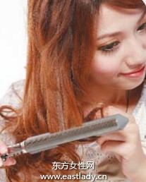 可爱发型之蓬松感半高盘发发型设计