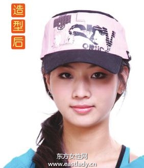 中长发戴帽发型 让你显得既时尚又酷感十足