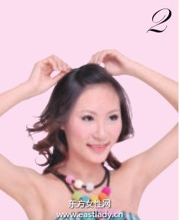 蝴蝶结小束发简单迷人富含温情气息