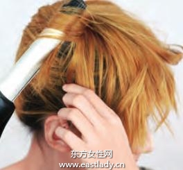 时尚中性盘发发型游走在性感与帅气边缘