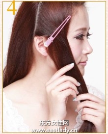 蓬松卷发塑造层次感呈现清爽印象