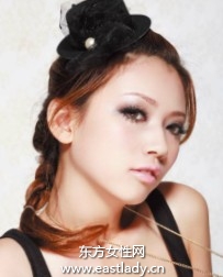 细编精灵辫子的编法图解