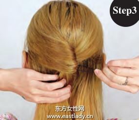 上班族公主头发型设计令头部线条更好看