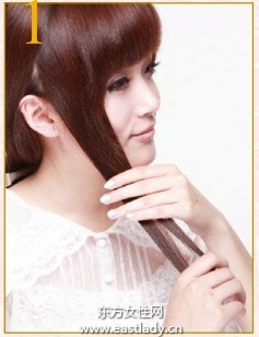 完美弧度花苞团子发简约而又不失造型感