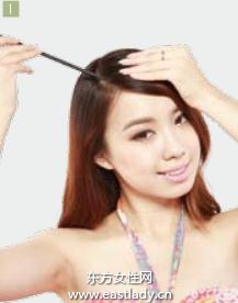 侧三股丝带编发休闲旅行首选发型