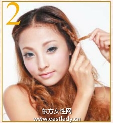 双侧藏刘海散发提升时尚感