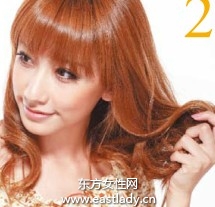 塑造丰盈松散卷发发型