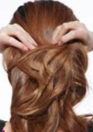 时尚女士假发打造蓬松造型