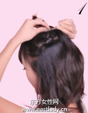 倾斜直刘海展现女性优雅气质