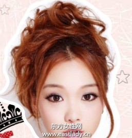 适合头发少的MM马尾辫绑法