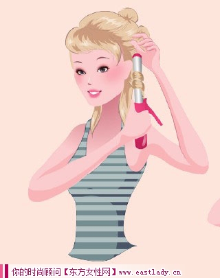 DIY俏丽卷发发型 做时尚俏佳人