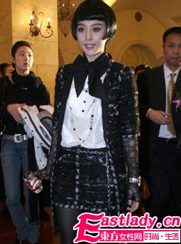 明星典范 复古刘海的11种搭配范儿