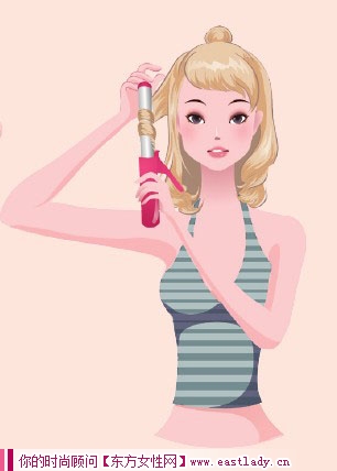 DIY俏丽卷发发型 做时尚俏佳人