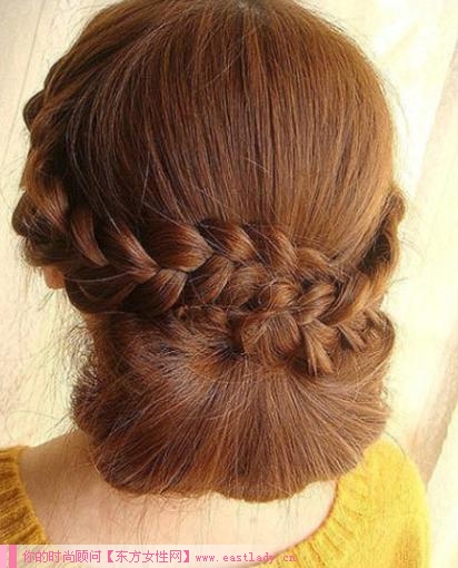 简单韩式盘发十步骤 提升你的魅力值