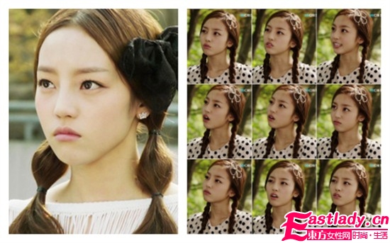 学韩星韩式发型扎法 做百变女人