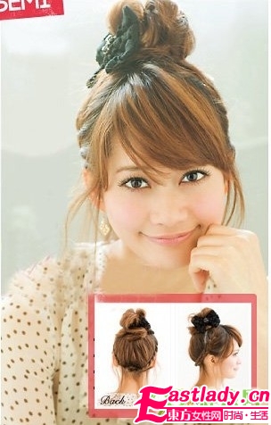 6款夏日清凉花苞头