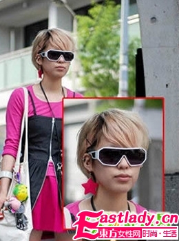 日本最新街头美女时尚发型抓拍