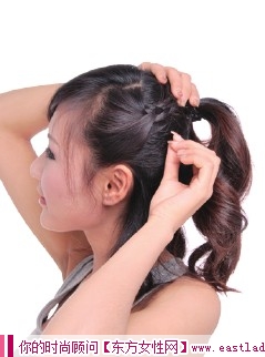 时尚韩式编发图解 诉说属于青春的快乐