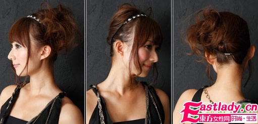 强荐 节日款靓丽发型DIY步骤图解