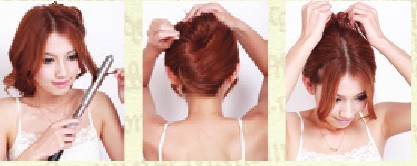 半卷发发型出门约会法定发型