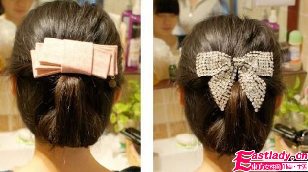DIY韩式盘发发型做优雅淑女