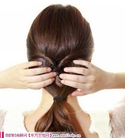 DIY韩式盘发让MM们立马拥有淑女气质