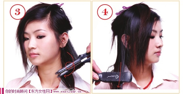 DIY最新潮的卷发发型