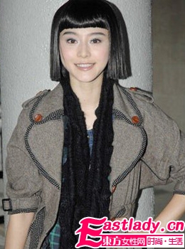 明星典范 复古刘海的11种搭配范儿