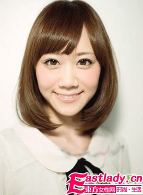 盛夏两款清新气质中长发型