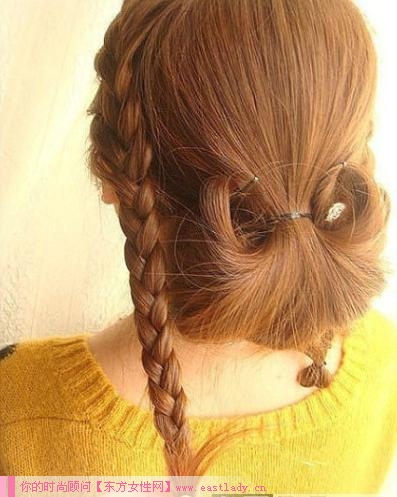 简单韩式盘发十步骤 提升你的魅力值