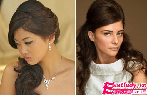 美丽绽放 新娘十八款柔美发型