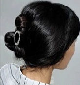 韩式经典盘发DIY步骤图解