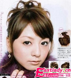 09冬季最新OL韩式盘发DIY