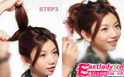 两款最适合出游的婉约韩式盘发DIY