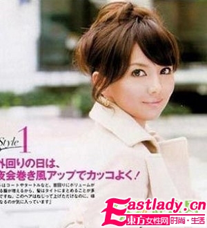 09冬季最新OL韩式盘发DIY