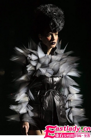 莫斯科另类发型秀 雷过Lady GaGa