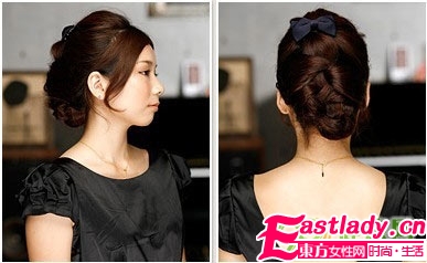 唯美气质 五款浪漫韩式盘发