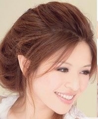 日系复古风情盘发DIY步骤图解