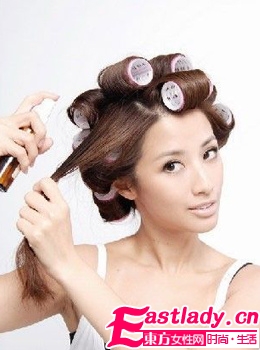 超人气 5步骤DIY卷出性感大波浪