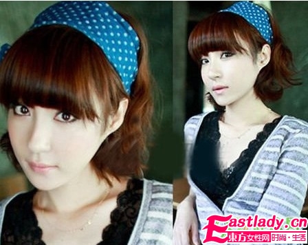 9款夏季校园发型 装嫩不容错过